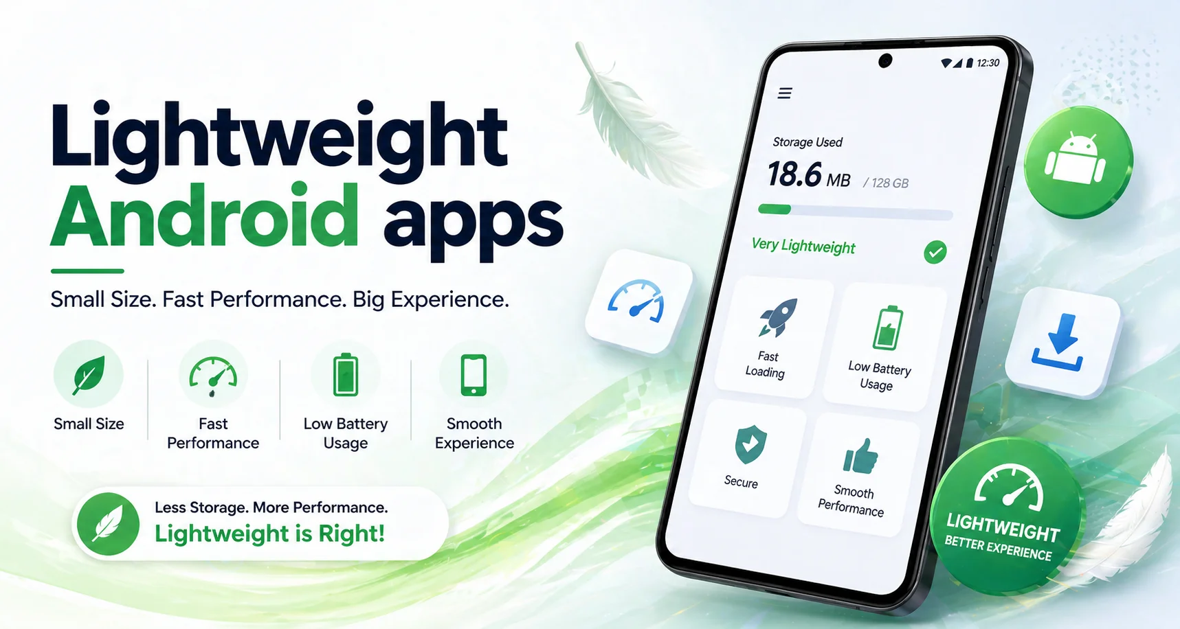 Lightweight Android apps