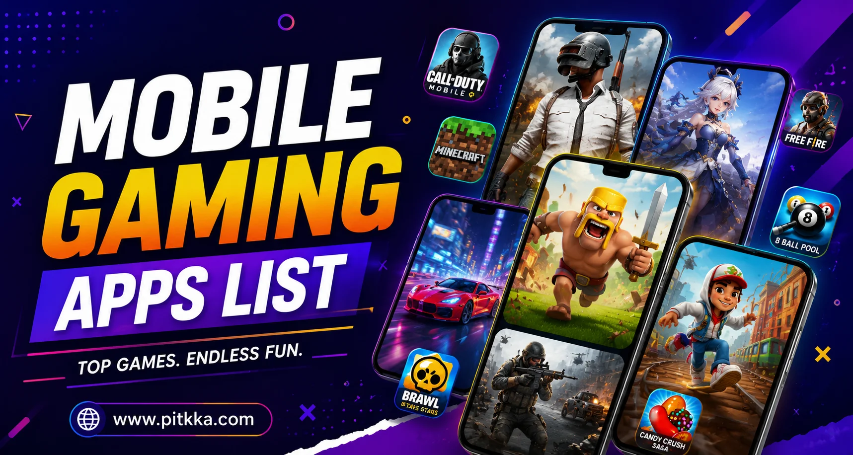 Mobile Gaming Apps List